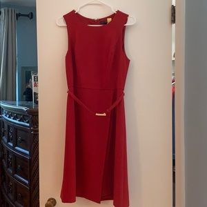 White House Black Market Red Dress